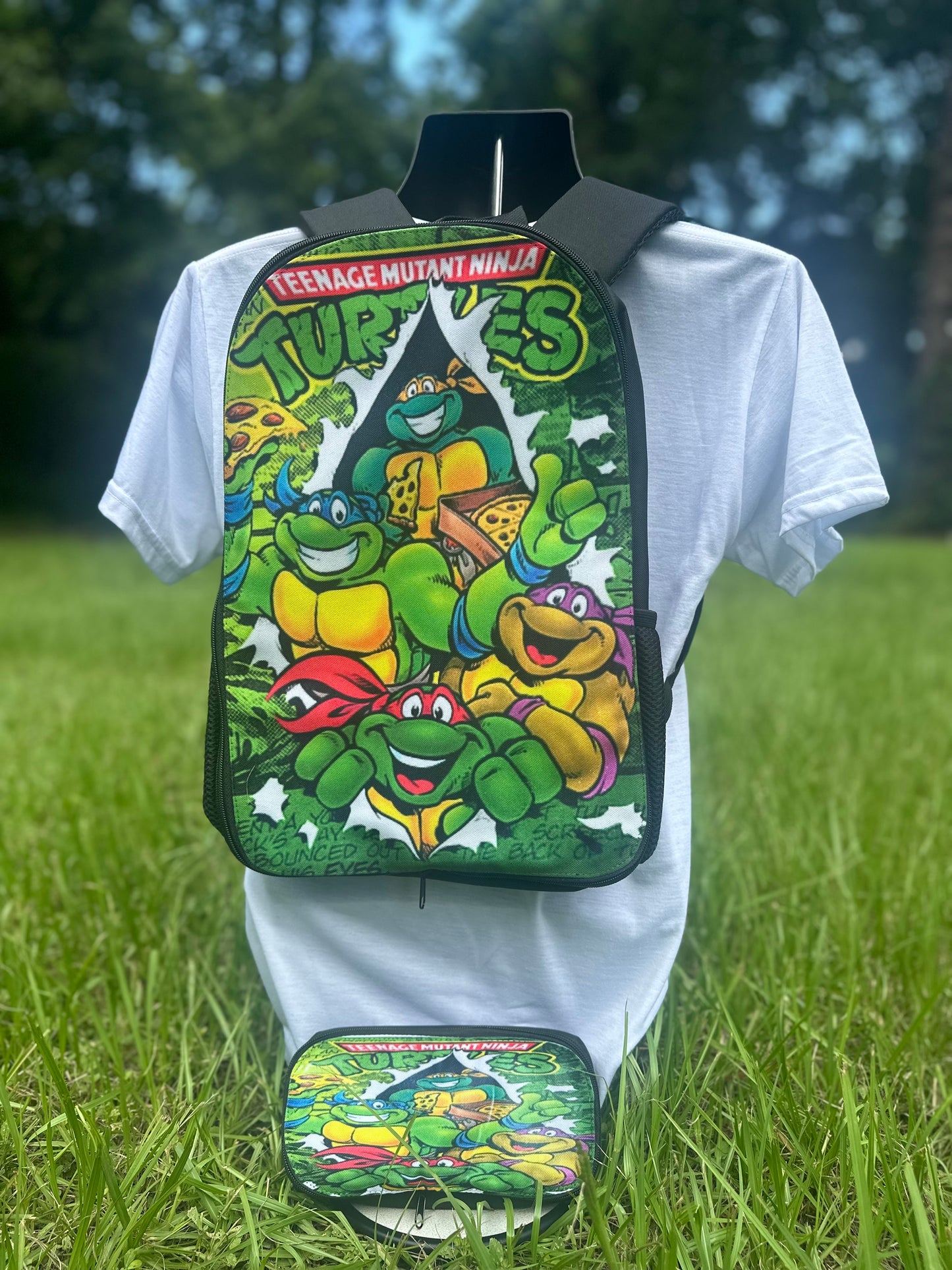 CUSTOM BACKPACK AND PENCIL POUCH