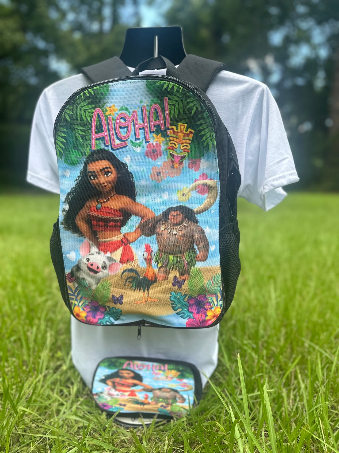 CUSTOM BACKPACK AND PENCIL POUCH