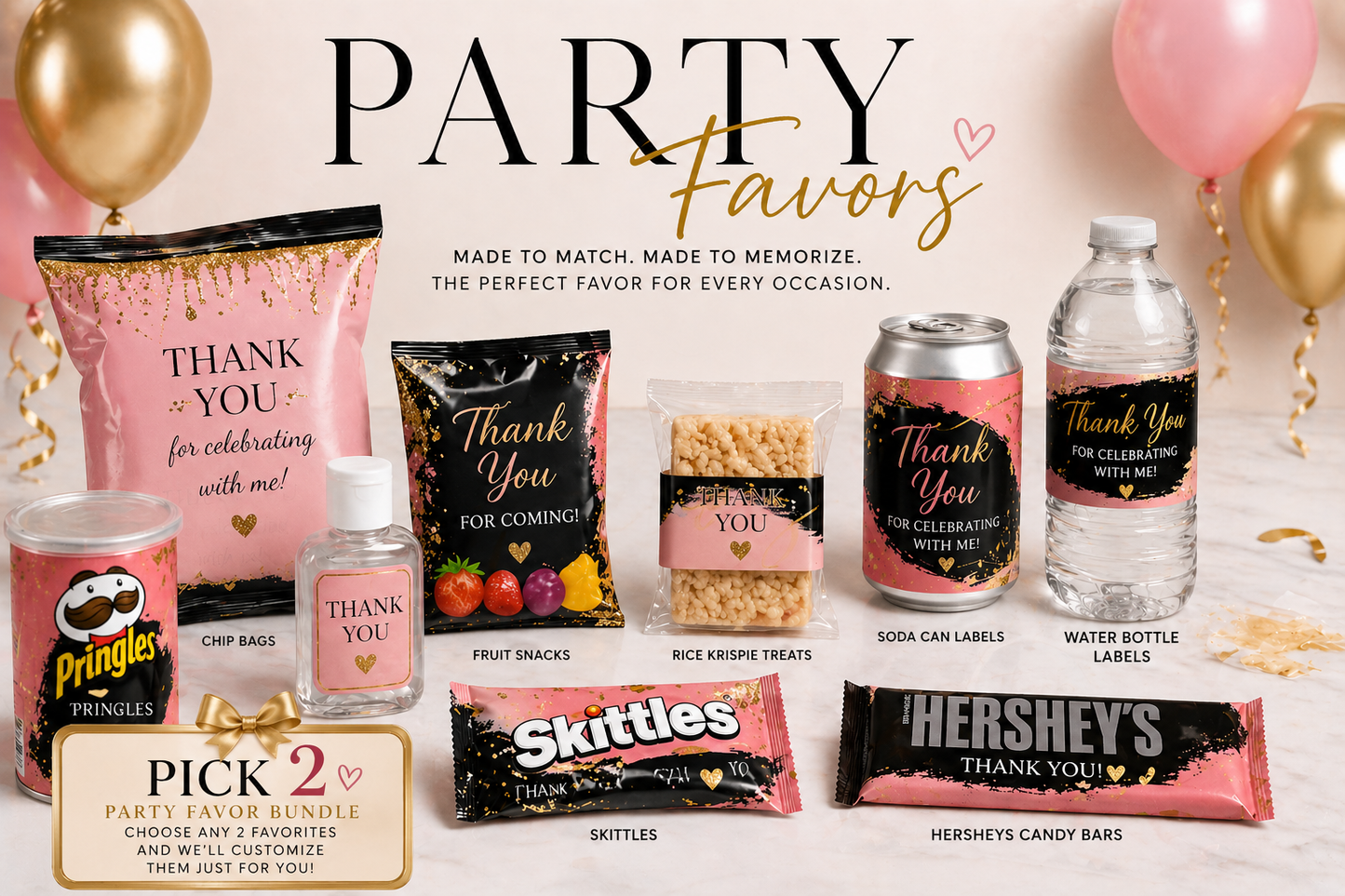 PICK 2 PARTY FAVOR BUNDLE