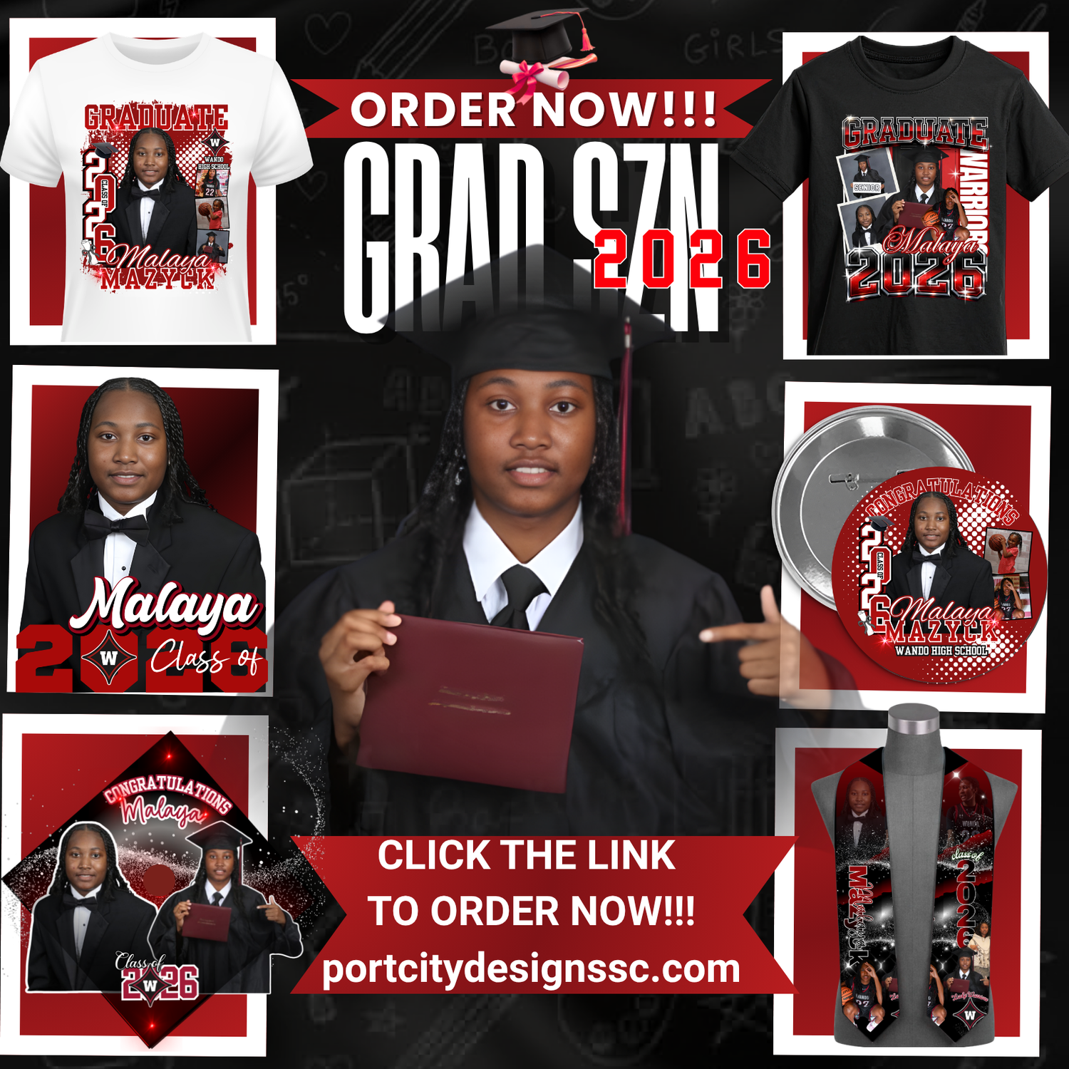 GRADUATION **SEE MEMO FOR EVENT DATE TURNAROUND TIMES TO AVOID CANCELLATIONS**