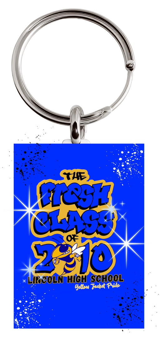 LINCOLN CLASS OF 2010 KEYCHAIN