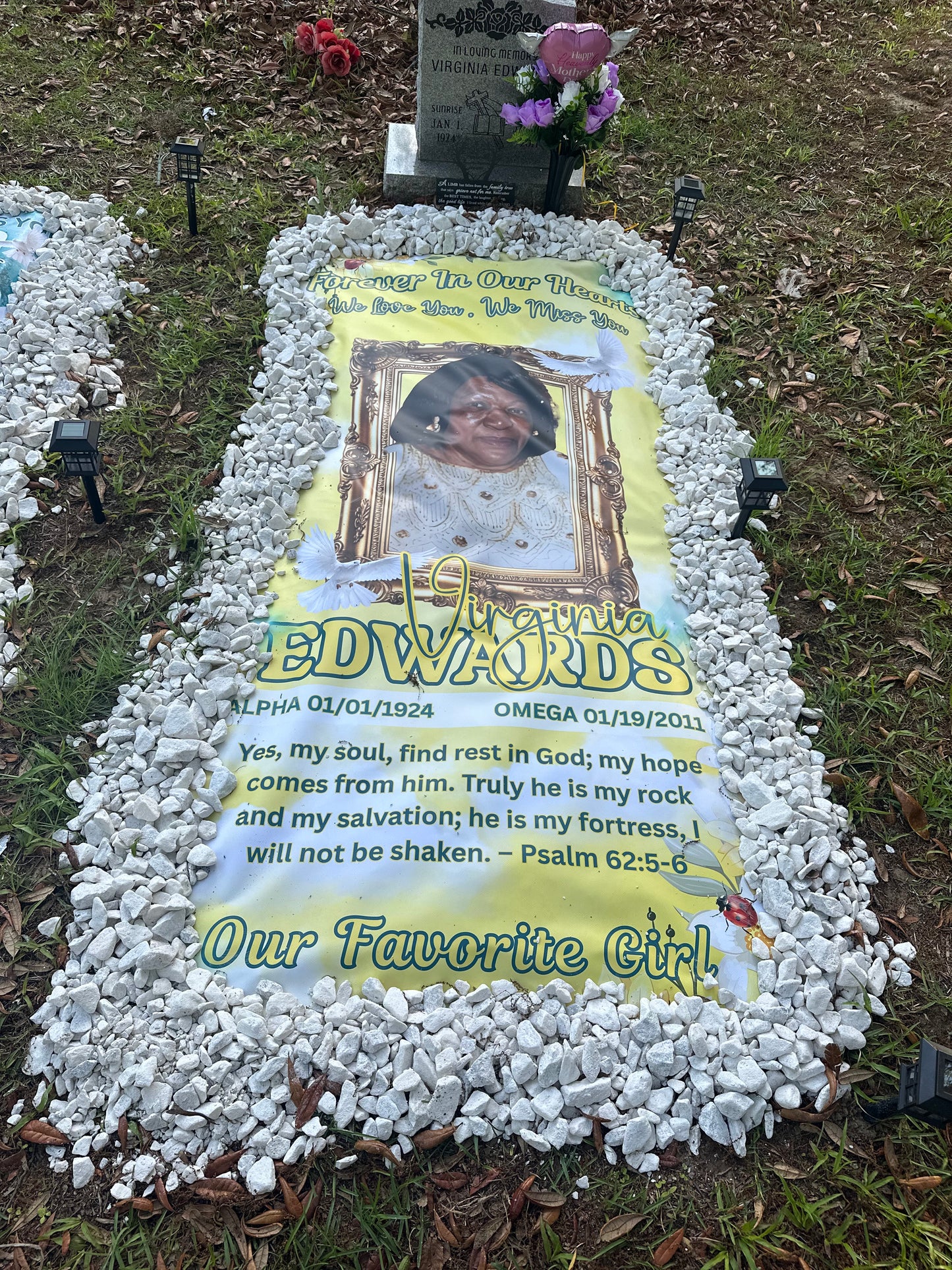 Memorial Grave Blanket/Cover