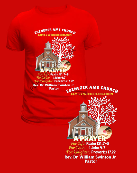 Ebenezer AME CHURCH Family Celebration Tee (YOUTH)